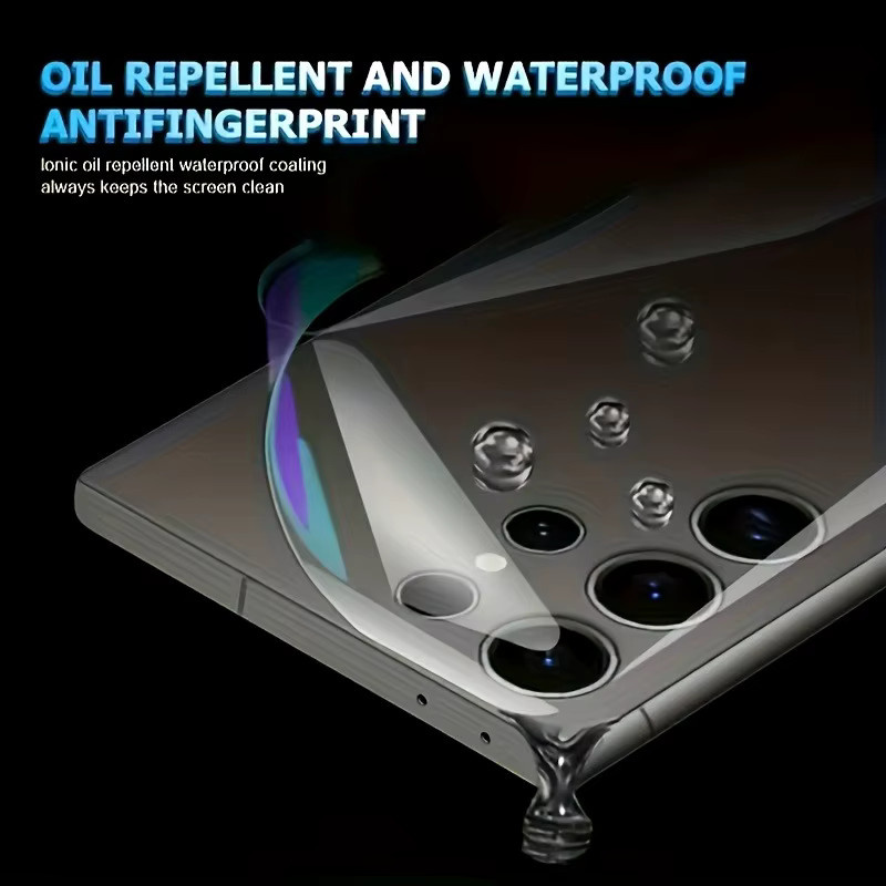 3er-Pack Weiche Hydrogel Displayschutzfolien für Samsung Galaxy S25 S24 S23 S22 S21 Plus Ultra und FE in Transparent - Bild 3