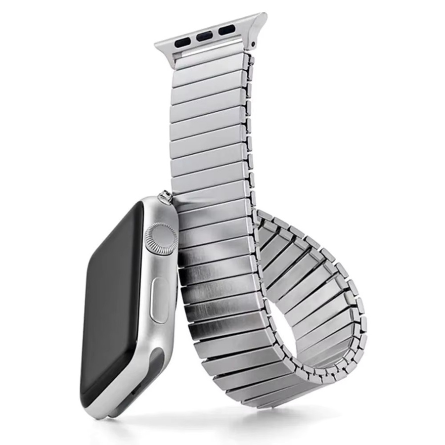 JBAILI Uhrenarmband Edelstahl, Silber, Unisex - Bild 5