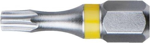 KS Tools TORSIONpower TX-Bit T25 mit 1/4 Zoll Antrieb und 25 mm Länge in Silber - Bild 1
