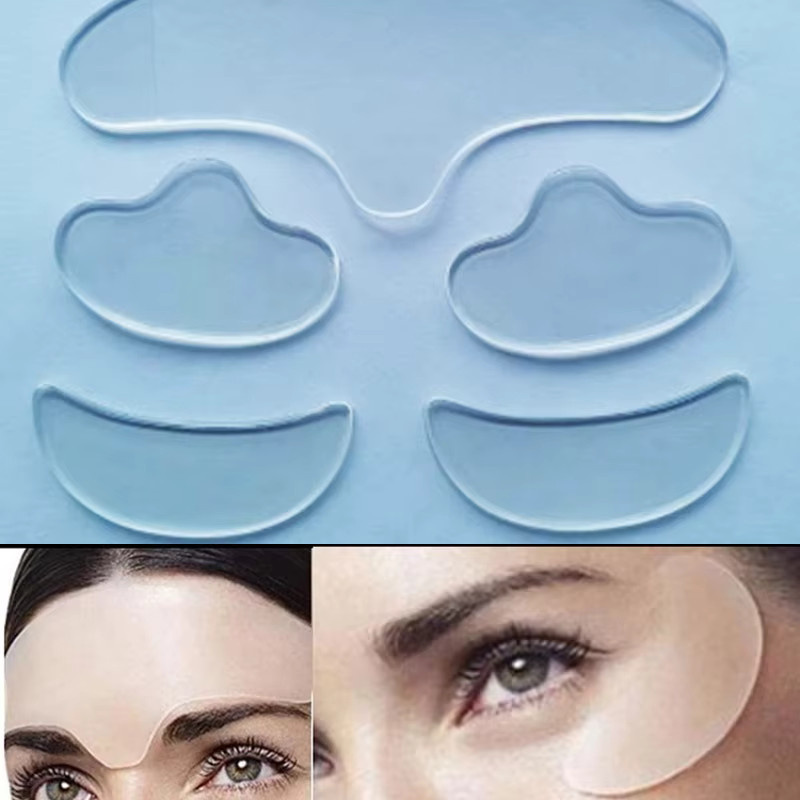 HNKMP Anti-Falten Silikon Patches, 5 Stück, Gesicht und Augen, Unisex - Bild 3