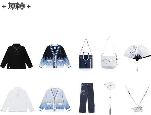 Sunsyea Genshin Impact Ganyu Kleidung, Zubehör, Blau - Bild 1