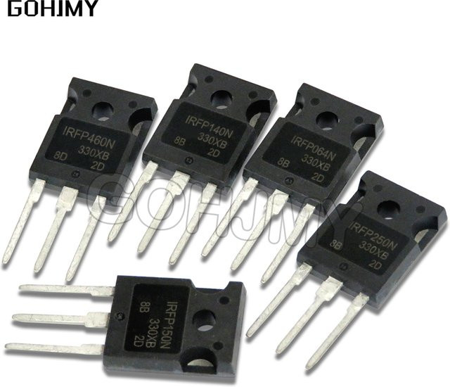 5 Stück GOHJMY Leistungstransistoren IRFP460 IRFP064N bis TO-247 Gehäuse in Schwarz - Bild 1