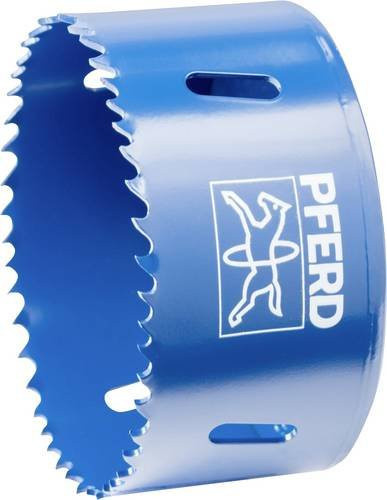 PFERD Bi-Metall Lochsäge für Stahl, Edelstahl, Blech und Holz, Durchmesser: 83 mm, Schnitttiefe: 3,1 cm, Farbe: Blau - Bild 1