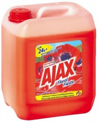 Ajax Flüssig Reiniger Floral Fiesta Feldblumen Rot 5 l - Bild 1