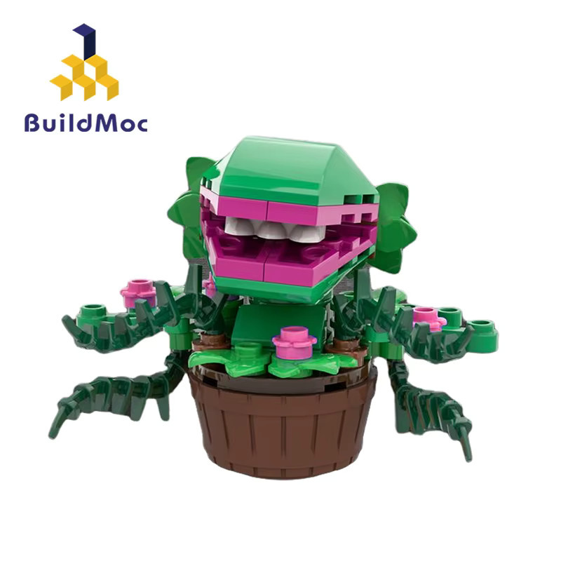 MOCBUILDING Kreatives Blumentopfmodell DIY Bausteine Set aus Kunststoff in Mehrfarbig - Bild 2