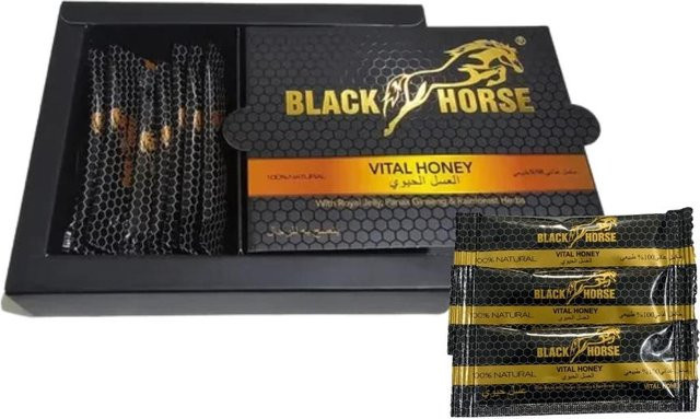 Black horse Vital Honey Kräutermischung Paste, 24 x 10g, Herren - Bild 1