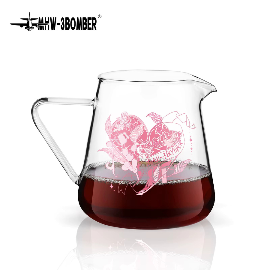 MHW-3BOMBER Kaffeeserver Pour Over Brewer aus Glas, transparent, 500 ml - Bild 2