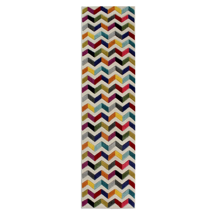 Flair Rugs Kinderteppich Bolero Mehrfarbig gestreift B/T: 66 x 230 cm - Bild 2