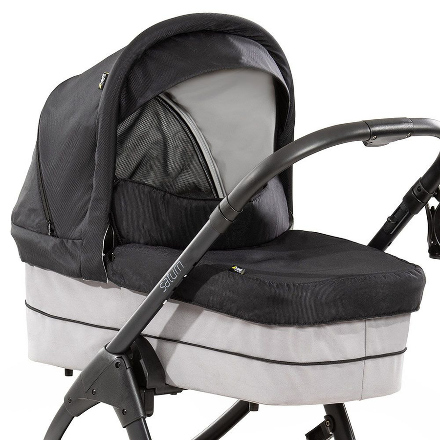 Hauck Babywanne für Saturn R Sportwagen in Caviar Stone (Schwarz/Grau) faltbar - Bild 2