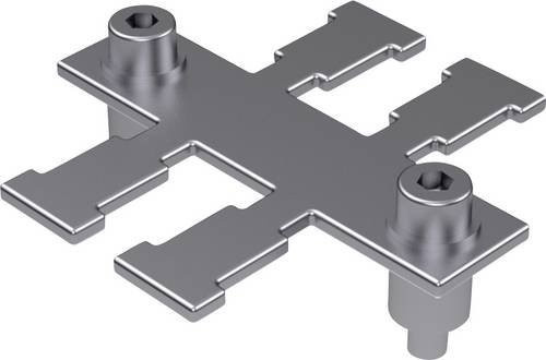 Hebotec Kabelabfangleiste aus Edelstahl in Silber - Bild 1