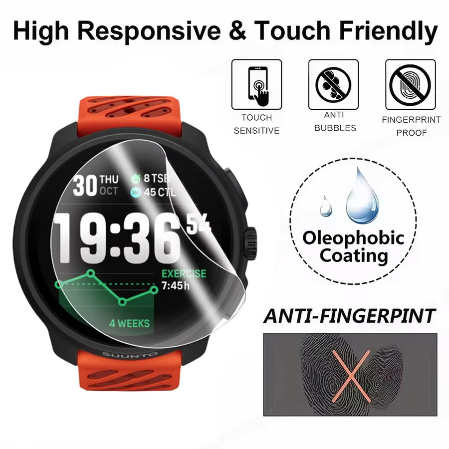 Suunto Hydrogel Film für Suunto Race 2, transparent, Unisex - Bild 2