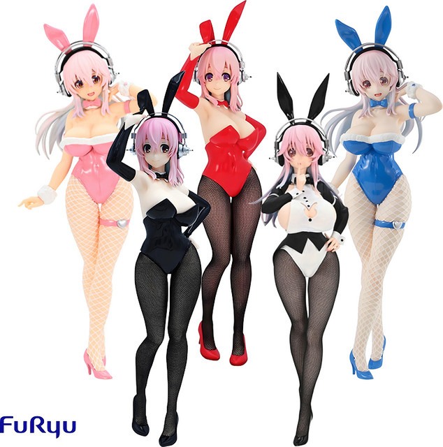 FuRyu Super Sonico Bunny Girl, Actionfigur, Blau, Kunststoff - Bild 1