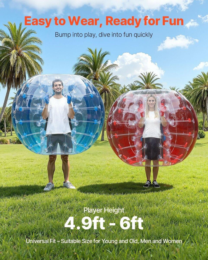 Buying Solutions MB Bumper Balls Sumo Zorb Bälle 2er-Pack PVC Bunt / Mehrfarbig - Bild 3