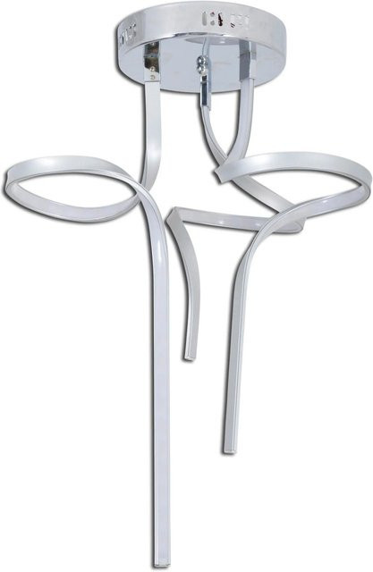 Näve LED-Deckenleuchte Loop Line in Silber, Durchmesser: 52 cm, Höhe: 65 cm - Bild 1