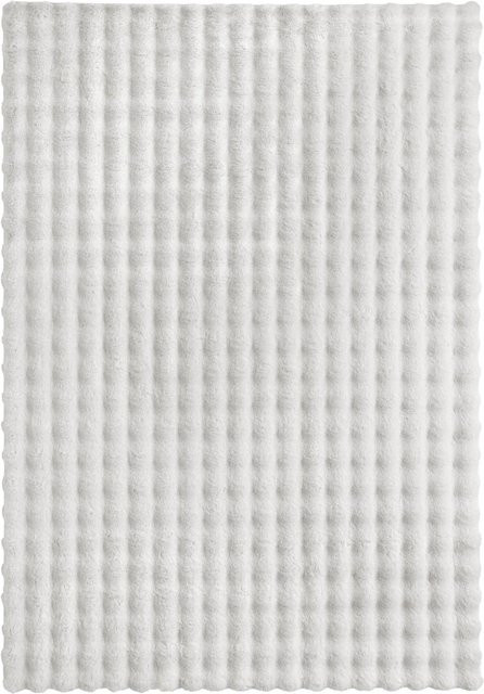 Mömax Kunstfell Teppich Bubble 1 in Creme, B/T: 80 x 150 cm - Bild 1