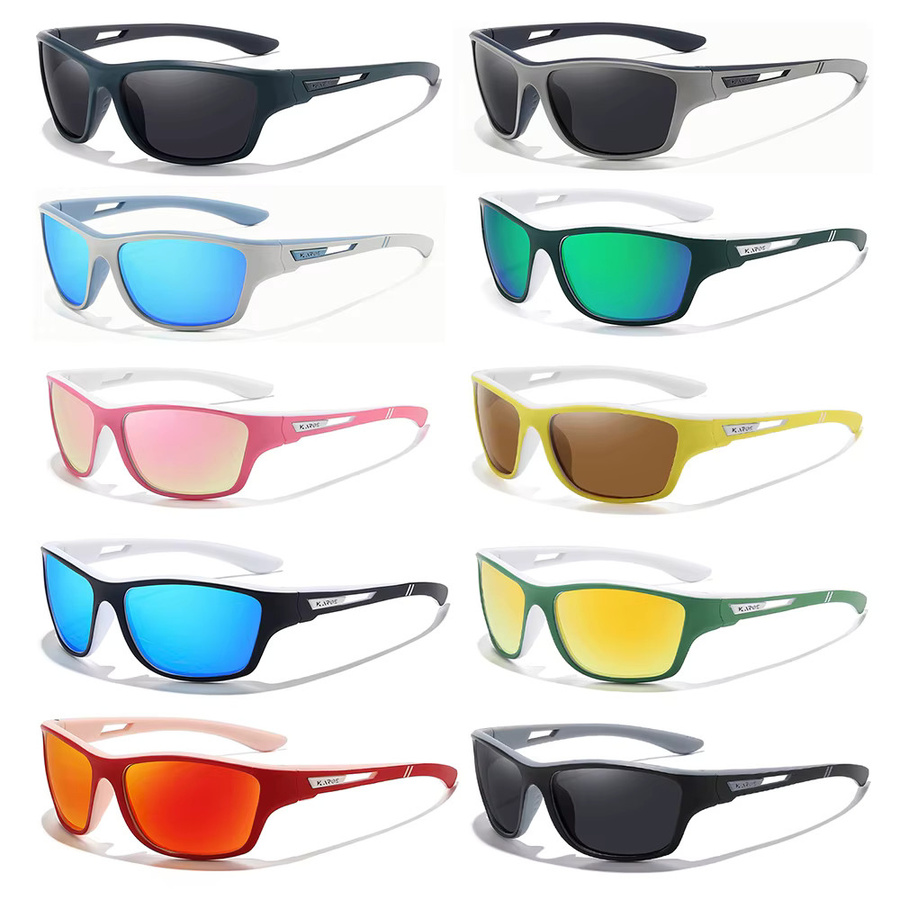 Karos Sportsonnenbrille, Vollrand, rechteckig, Kunststoff, Unisex, polarisiert - Bild 2