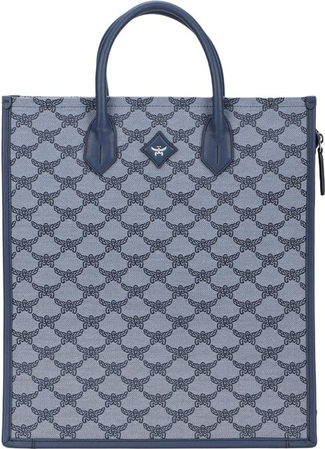 MCM Lauretos Jacquard-Clutch, Unisex, grau - Bild 1