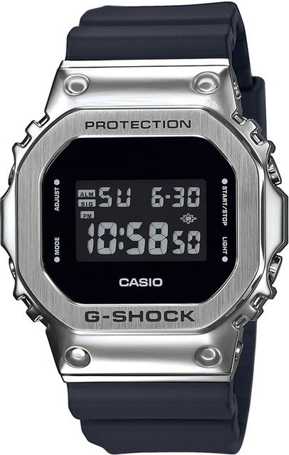 Casio Digitaluhr G-Shock G-Steel, Quarz, Edelstahl, 43 mm, Schwarz, Herren - Bild 1