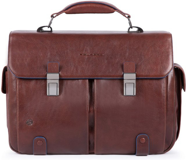 Piquadro Blue Square Special Laptoptasche mit iPad-Fach in Dunkelbraun - Bild 1