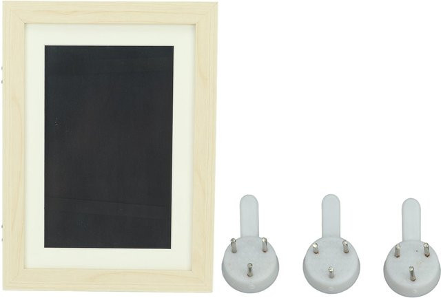 CosyHome Kunstrahmen für Kinder aus Verbundholz mit magnetischer Bildanzeige in Beige - Bild 1
