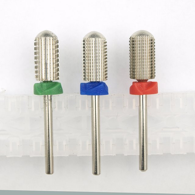 Easy Nail Nagelbohrer, Silberbeschichtet, Runde Spitze, Metallic - Bild 1