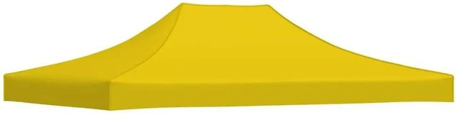 vidaXL Partyzelt-Dach für Faltpavillon in Gelb, B/T: 4 x 3 m, aus Polyester mit PVC-Beschichtung - Bild 1