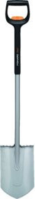 Fiskars Xact Teleskop-Spaten spitz aus Borstahl in Orange-Silber mit Arbeitsbreite: 19,2 cm - Bild 1