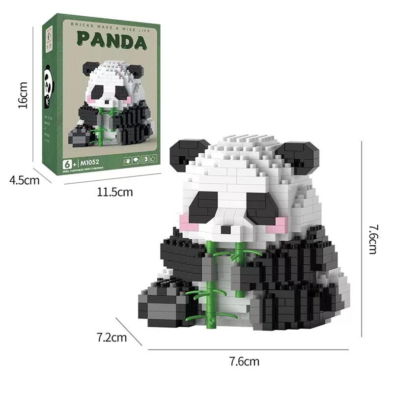 Yiran toy Riesenpanda Blumen Bausteine Puzzle ab 6 Jahren - Bild 1