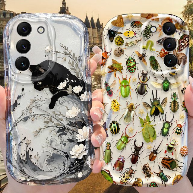 Modische Insekten-Schutzhülle für Samsung Galaxy S26 S25 S24 S23 S22 S21 S20 Plus Ultra FE A73 A71 A57 A56 A55 5G in Multicolour - Bild 1