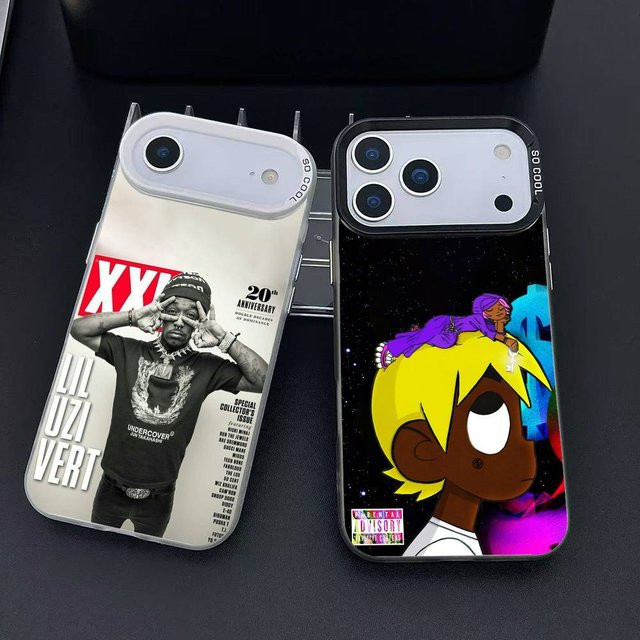 Lil Uzi Vert Handyhülle für Apple iPhone 12 13 14 15 16 17 Pro Max Plus in Multicolour mit Protect Plating Design - Bild 1