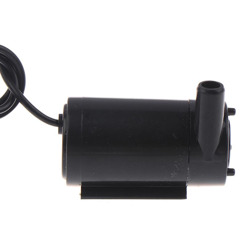 Achieve Great bürstenlose Mini-Mikro-Tauchwasserpumpe in Schwarz, DC 5–12 V, 3 l/min, horizontale Motorpumpe - Bild 2