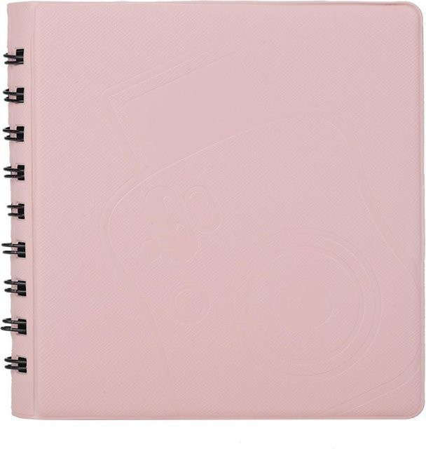 CosyHome Sofortfotoalbum mit 68 Taschen für Fujifilm Instax Mini Film in Blau oder Pink - Bild 1
