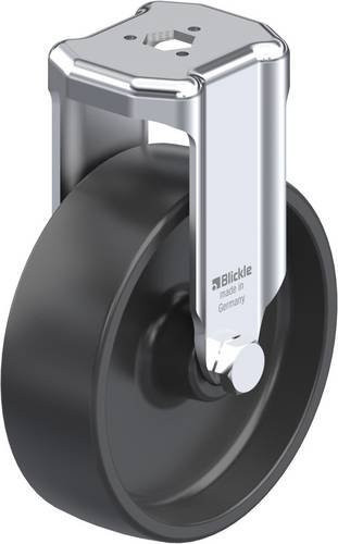 Blickle Bockrolle BKRA-POA 100G in Schwarz mit 100mm Rad-Durchmesser und 120kg Tragfähigkeit - Bild 1