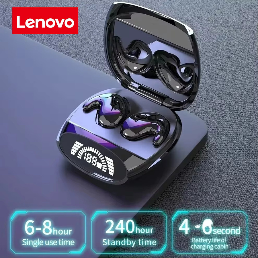 Lenovo Kabellose TWS Sport-Bluetooth-Kopfhörer in Beige mit Geräuschunterdrückung und Schmerzfreiem Sleep-in-Ear Design - Bild 2