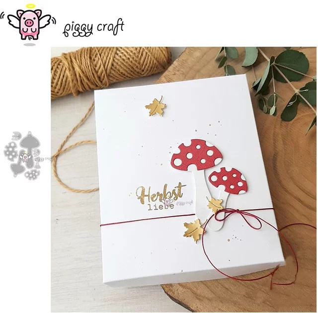 Piggy Craft Metall-Stanzformen für Pilzdekorationen und Scrapbooking in Multicolour - Bild 1