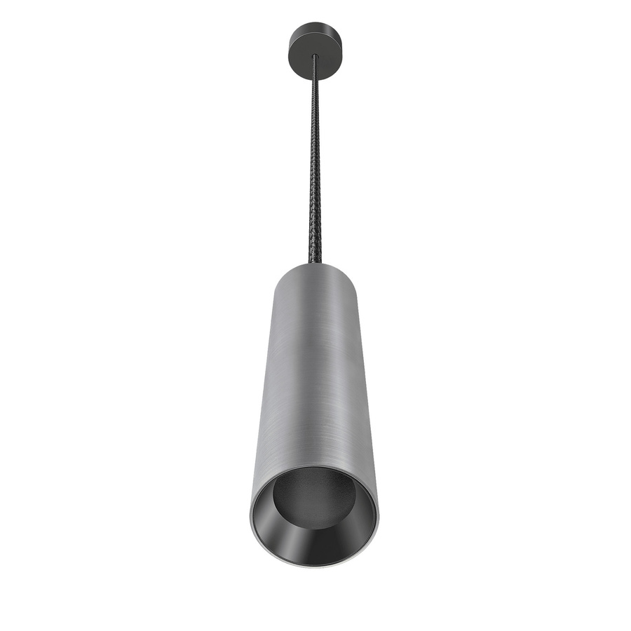 Luxvenum Pendelleuchte SIGNATURE GU10, 1-flammig, Titan gebürstet, Aluminium - Bild 1