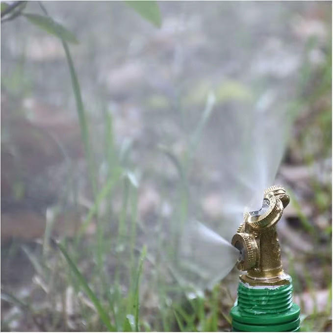 TOHONGADON Messing Sprühdüse für Gartenbewässerung und Pestizidspritzen, Gold, 1/2 Zoll - Bild 2