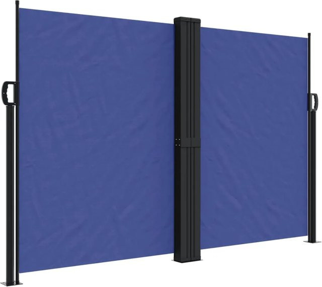 Ausziehbare Seitenmarkise von furnicato in Blau mit Maßen B: 160 cm, L: 600 cm - Bild 1