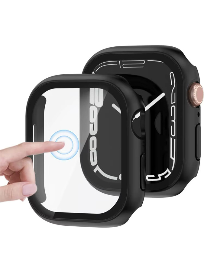 Displayschutz Set mit Glas und Abdeckung für Apple Watch und iWatch Modelle, transparent - Bild 7