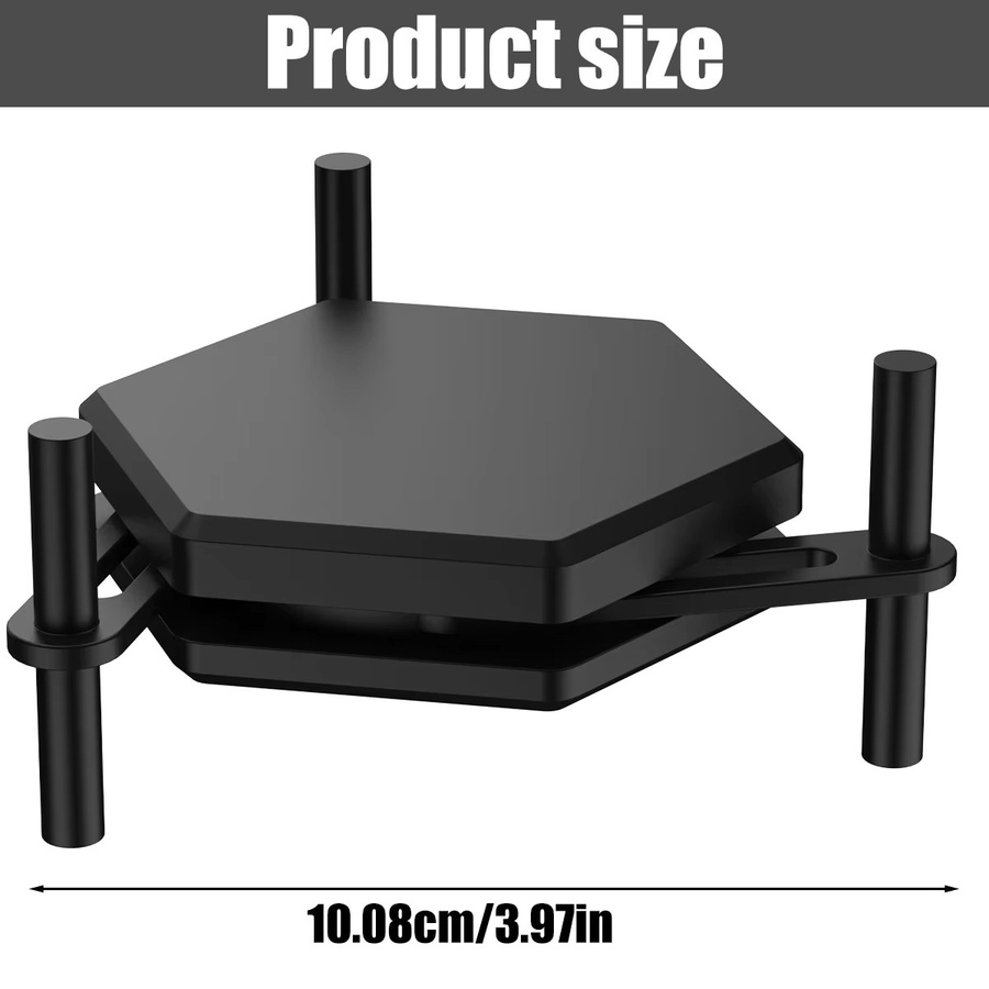 Willstar Tassenhalter Organizer aus Kunststoff, stapelbar und einstellbar, Schwarz - Bild 6