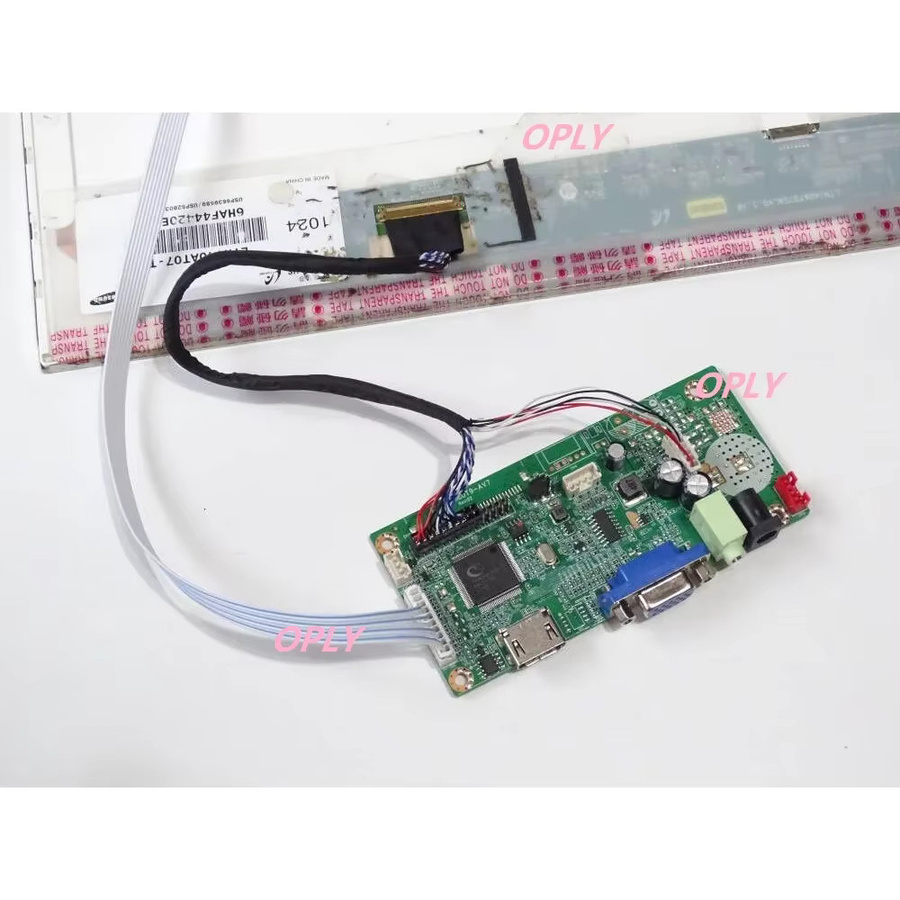 OPLY Controller Board DIY Kit für 15,6 Zoll LCD LED Bildschirm LP156WH4 Serie, HDMI und VGA kompatibel, 1366x768 Auflösung, Grün - Bild 2