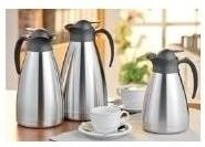 Esmeyer Isolierkanne Thermoart aus mattiertem Edelstahl in Silber, 2,0 Liter - Bild 1