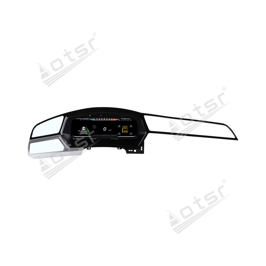 Aotsr Digitales Armaturenbrett 12.3 Zoll Linux für Volkswagen Touran und Tiguan 2017-2021 Virtuelles Instrumentencluster Cockpit in Schwarz - Bild 3