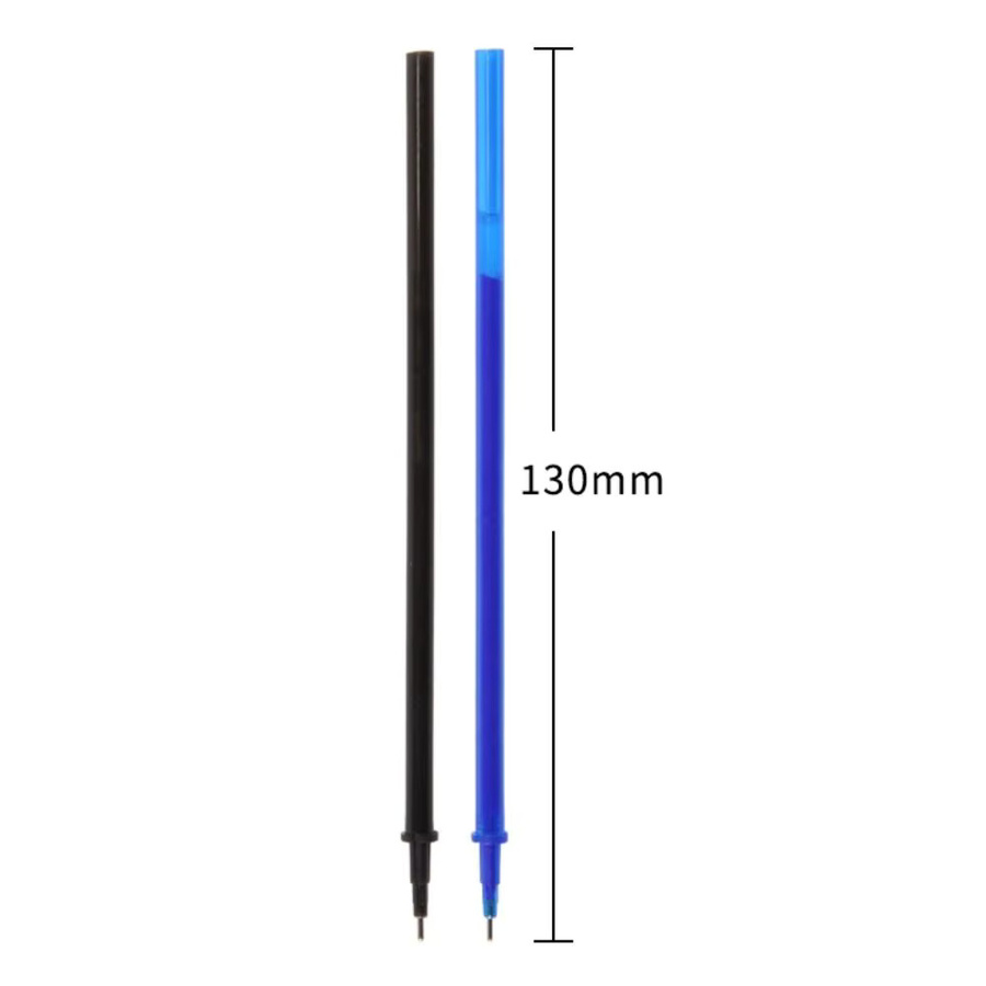 10er Set farbige Gelschreiber-Nachfüllungen mit 0,5 mm Stärke, löschbare Ersatzminen für Neutralstifte in Mehrfarben - Bild 4