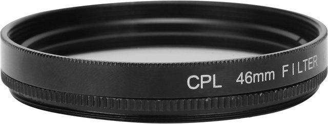 Junestar CPL Polarisierender Objektivfilter für Canon Nikon Sony Olympus Fuji in Schwarz, Durchmesser: 46 mm - Bild 1