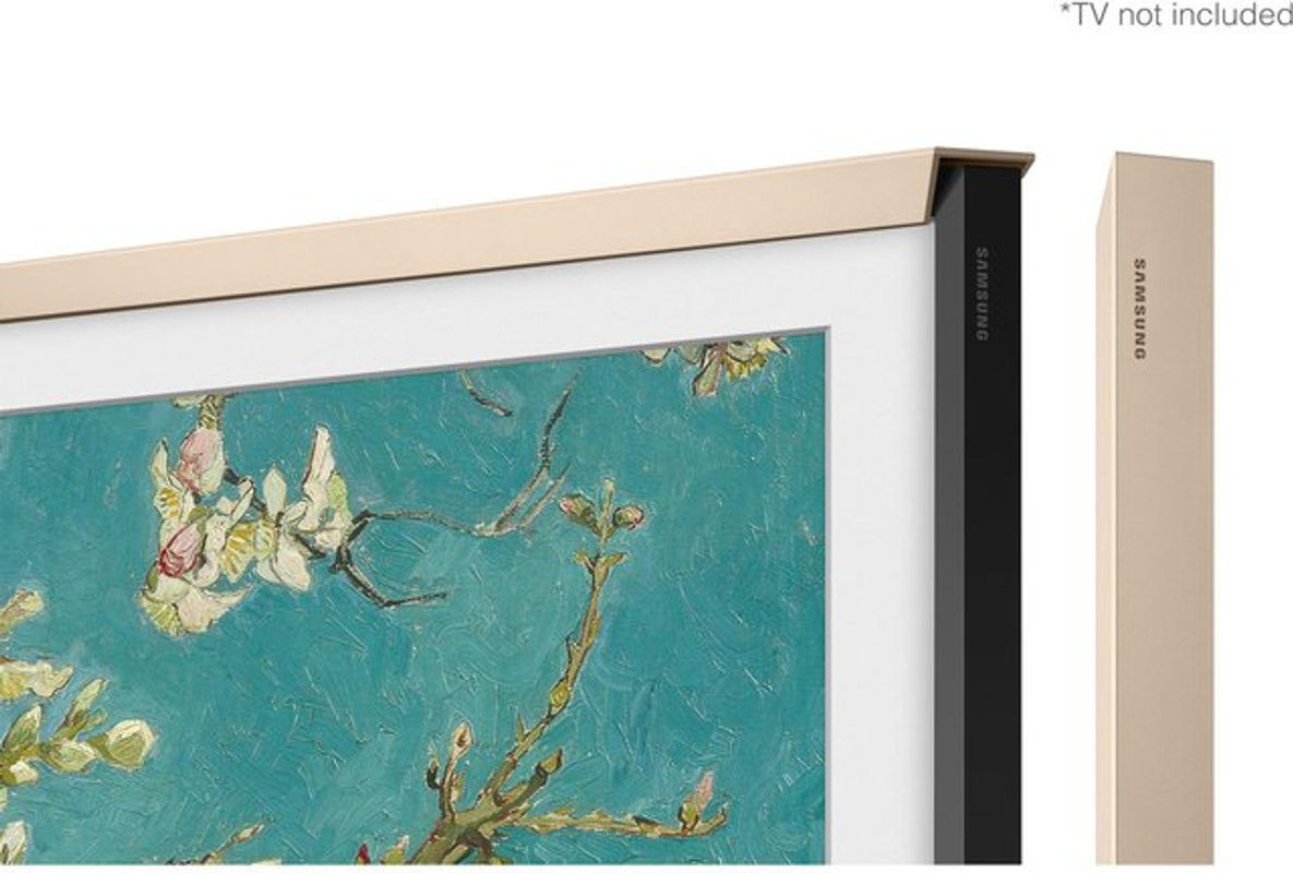 Samsung Rahmen für The Frame 55 Zoll in Sandgold mit Magnetverschluss, B/H: 124 x 71 cm - Bild 1