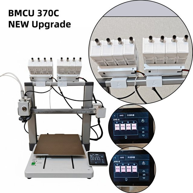 Toaiot Bmcu 370C AMS lite BMCU370C Auto Refill Farm Hall Sensor mit bidirektionaler Pufferung für A1, A1 MINI, P1S und P1P Drucker, Farbe: Weiß - Bild 1