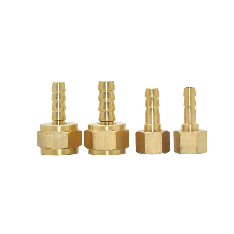 WYZXM Schlauchanschluss aus Messing mit Innengewinde und Schlauchtülle 6 mm - Bild 2