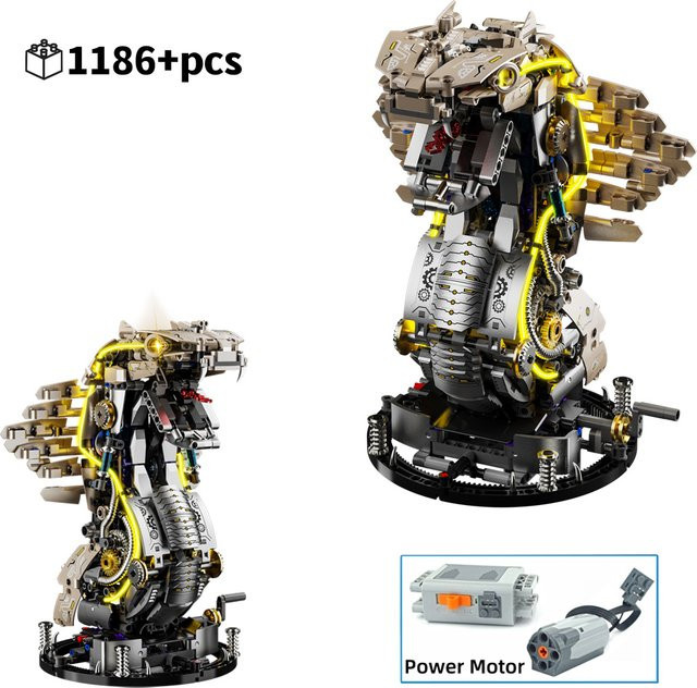 yaafun Mechanischer Königskobra Baukasten, 1186 Teile, ab 14 Jahren - Bild 1