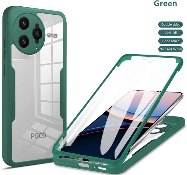 360-Grad-Vollschutz Schutzhülle für Xiaomi MI 17 15T Pro Max, Redmi K90 K80 ProMax und Poco F8 Ultra F7 M8 Pro in Blau - Bild 1